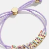 Kids' Custom Cord Bracelet - Purple