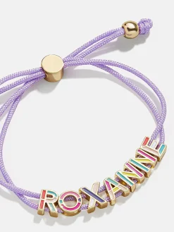 Kids' Custom Cord Bracelet - Purple