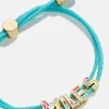 Kids' Custom Cord Bracelet - Aqua