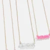 Kids' Custom Nameplate Necklace - Cable Chain
