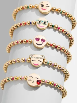 Kids' Emoji Pisa Bracelet Set - Smiley