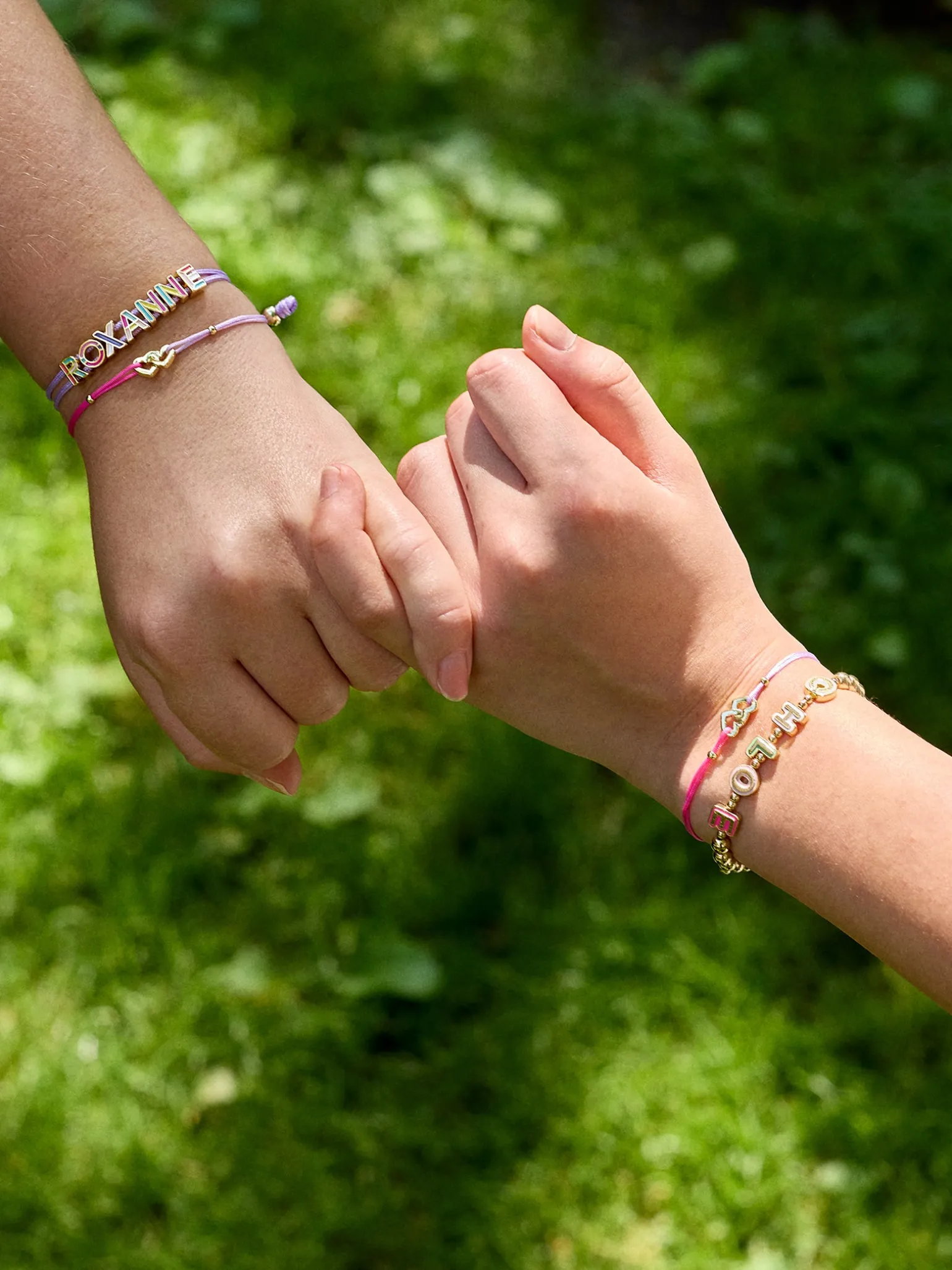 Kids' Forever Friends Bracelet Set - Purple/Pink