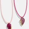 Kids' Heart BFF Necklace Set - Split Heart
