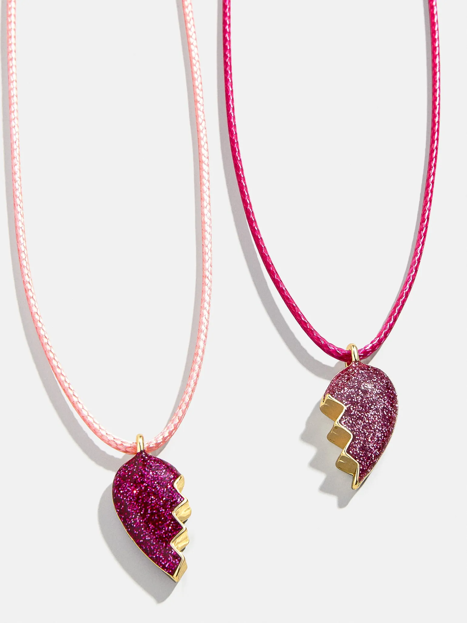 Kids' Heart BFF Necklace Set - Split Heart