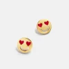 Kids' Heart Eye Emoji Earrings - Heart Eye Emoji