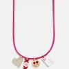 Kids' Heartfelt Charm Necklace - Pink