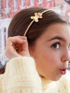 Kids' Holiday Headbands - Gingerbread Man