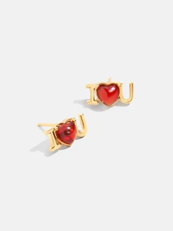 Kids' I Heart You Earrings - ILY