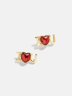 Kids' I Heart You Earrings - ILY