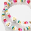 Kids' Initial & Heart Bracelet Set - Multi