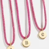 Kids' Initial Pendant Necklace - Pink