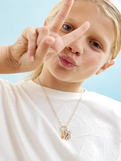 Kids' Opposites Attract Charm Necklace - Yin Yang