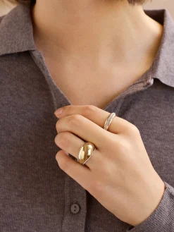 Kim Ring - Gold/Pavé