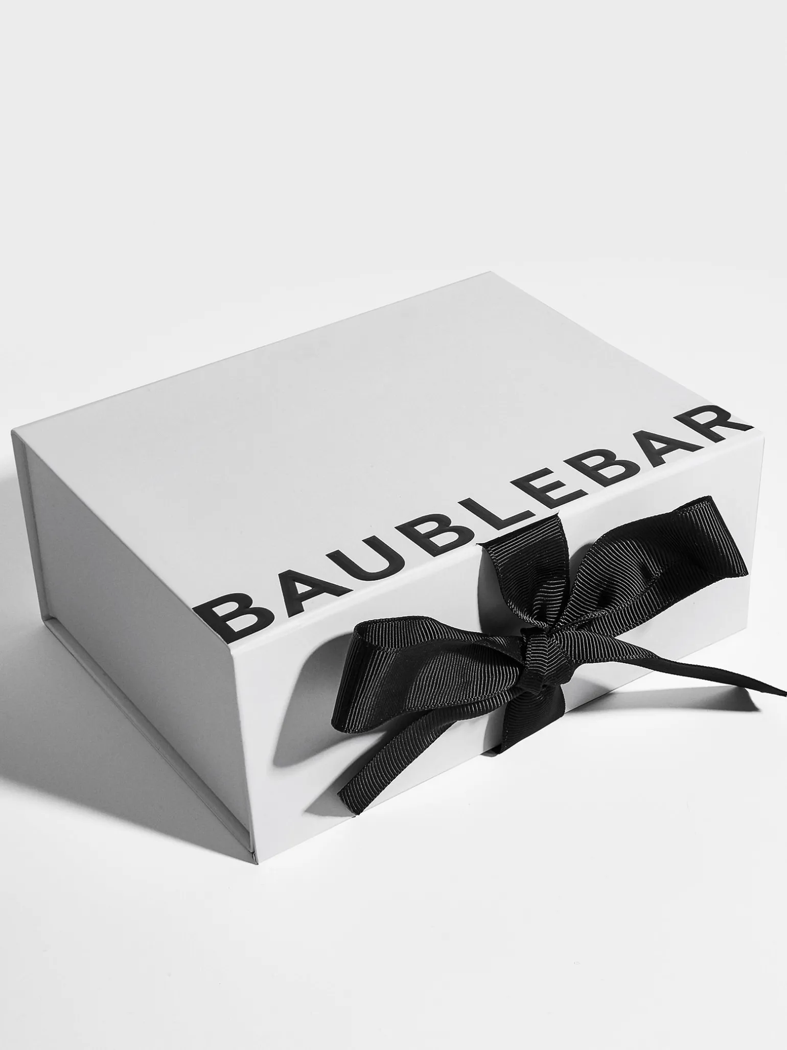 Large White Gift Box With Bow - Large Gift Box