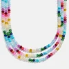 Lena Semi-Precious Layered Necklace - Multi