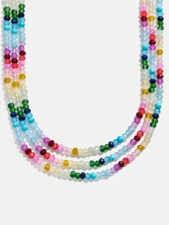 Lena Semi-Precious Layered Necklace - Multi