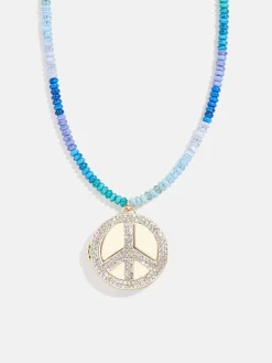 Lil' Peacemaker Kids’ Locket Necklace - Peace Sign