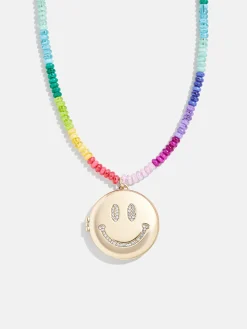 Lil' Smiley Kids’ Locket Necklace - Smiley Face