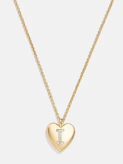Little Love Kids' Initial Heart Necklace - Gold