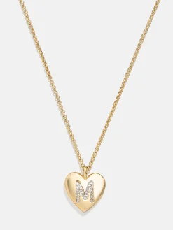 Little Love Kids' Initial Heart Necklace - Gold