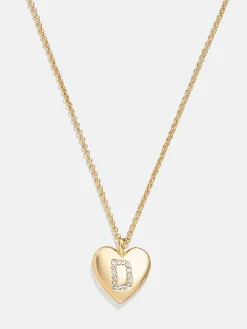 Little Love Kids' Initial Heart Necklace - Gold