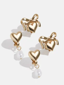 Little Romantic Kids' Clip-On Earring Set - Heart