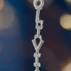 Love At Frost Sight Custom Ornament - Silver