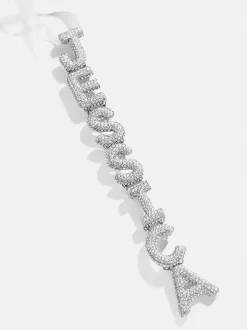 Love At Frost Sight Custom Ornament - Silver