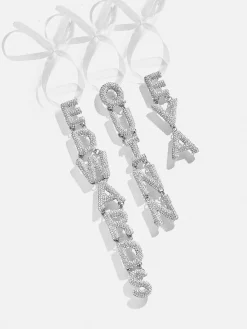 Love At Frost Sight Custom Ornament - Silver