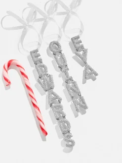 Love At Frost Sight Custom Ornament - Silver