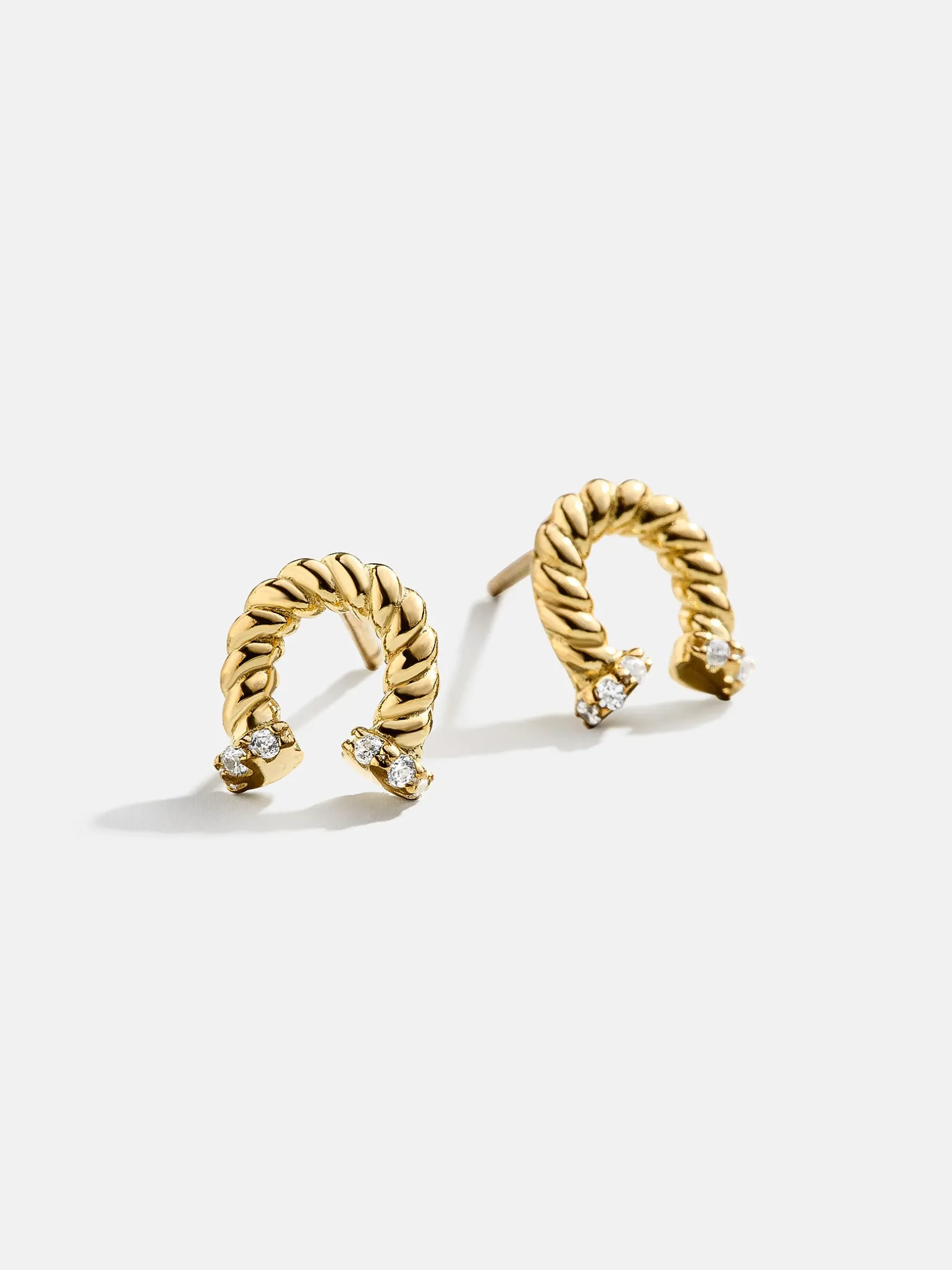 Lucky You 18K Gold Vermeil Kids' Horseshoe Earrings - Horseshoe