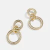 Maddie Statement Earrings - Gold/Pavé