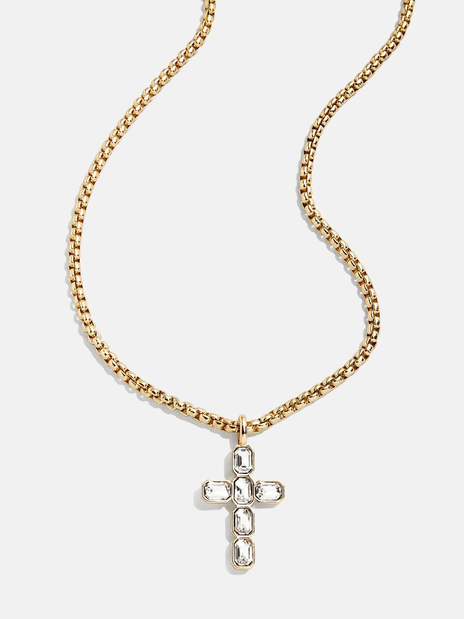 Mara Cross Necklace - Bezel Cross