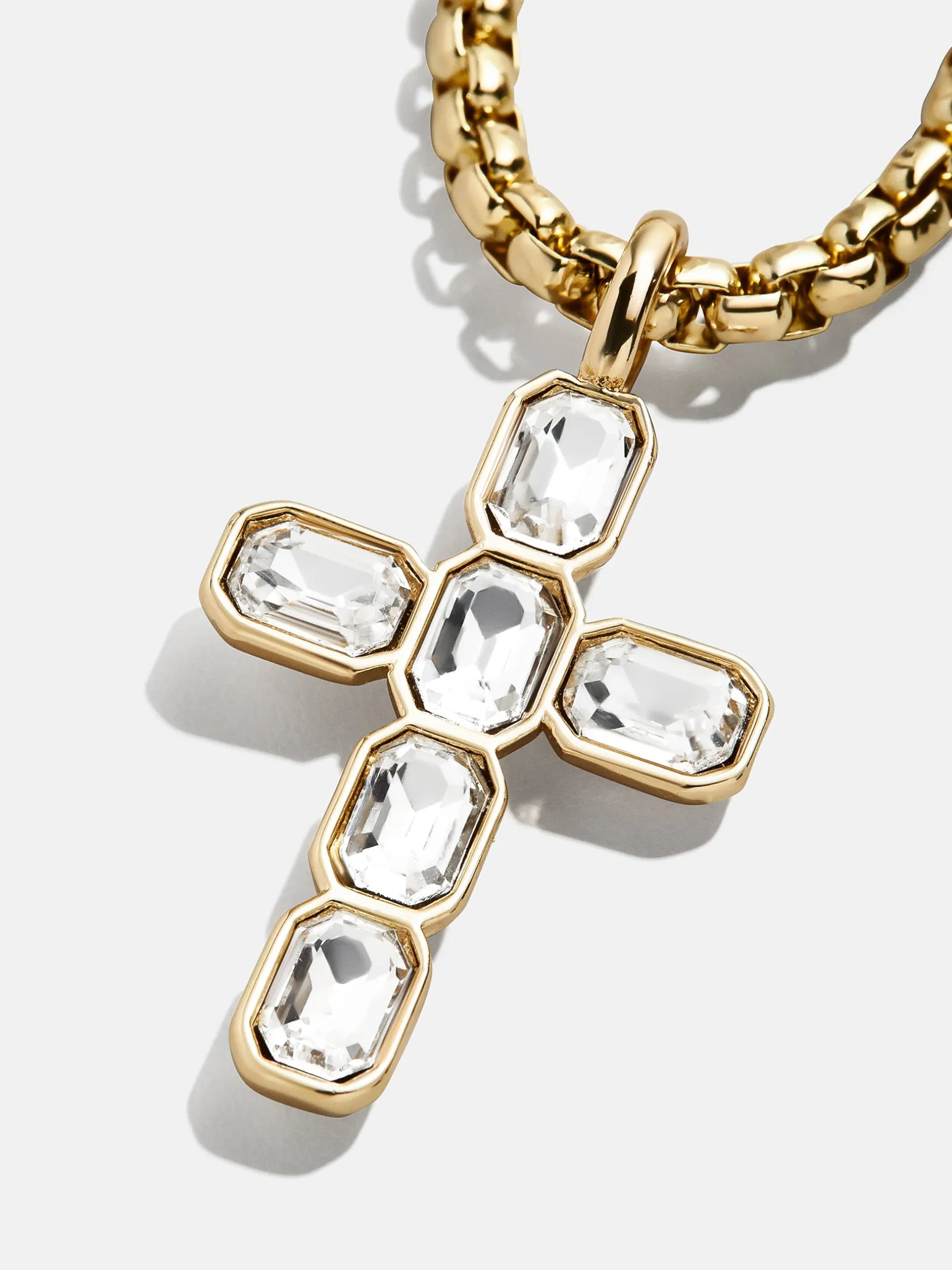 Mara Cross Necklace - Bezel Cross