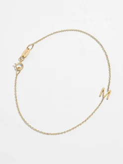 Maya Brenner Mini Letter Bracelet