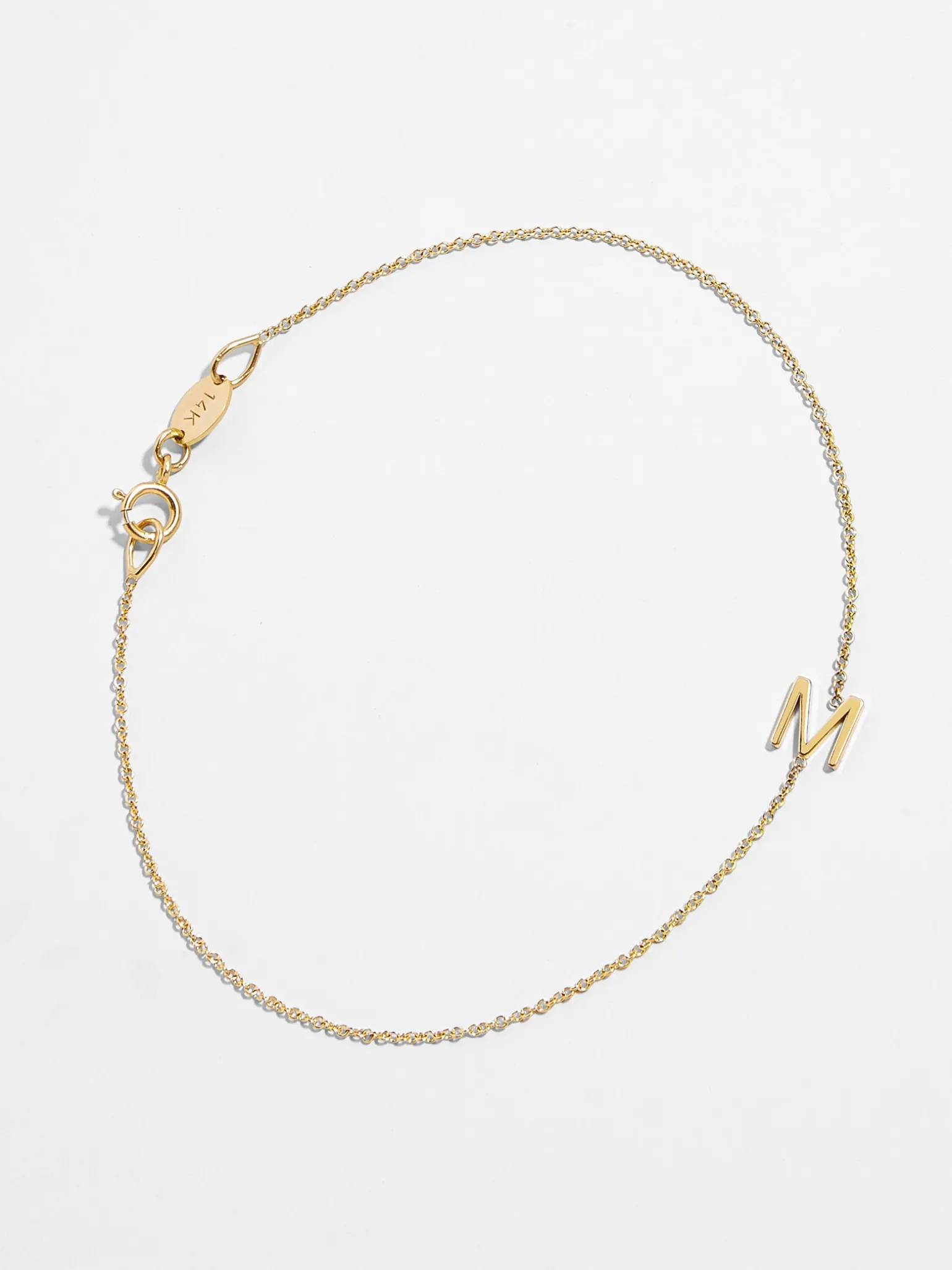 Maya Brenner Mini Letter Bracelet