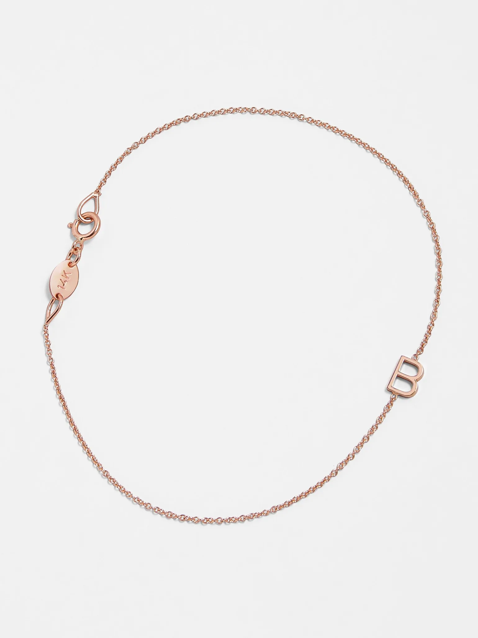 Maya Brenner Mini Letter Bracelet