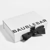 Medium White Gift Box With Bow - Medium Gift Box