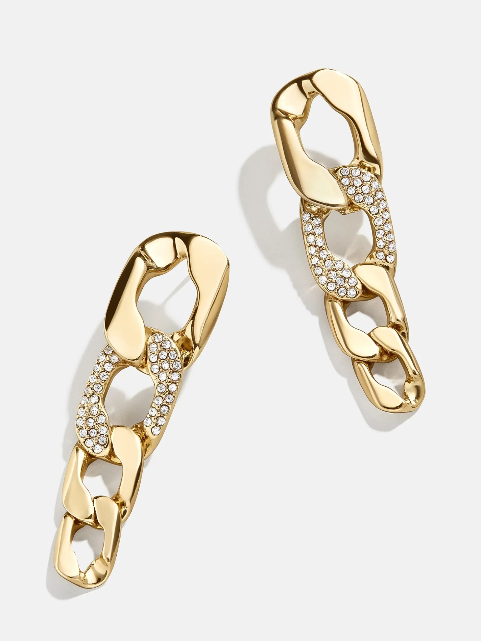 Michel Drop Earrings - Gold/Pavé