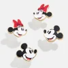 Mickey Mouse & Minnie Mouse Classic Earring Set - Red/White