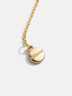 Mickey Mouse & Minnie Mouse Disney Better Half Necklace - Gold/Pavé