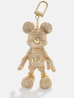 Mickey Mouse disney Bag Charm - Gold Glitter