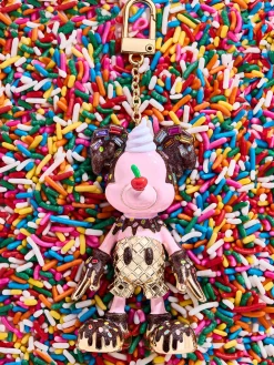 Mickey Mouse disney Bag Charm - Mickey Mouse Ice Cream