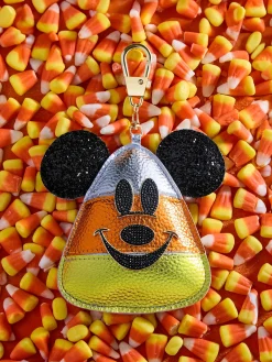 Mickey Mouse Disney Candy Corn Puff Bag Charm - Disney Candy Corn Puff Bag Charm