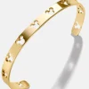 Mickey Mouse Disney Cutout Cuff Bracelet - Gold