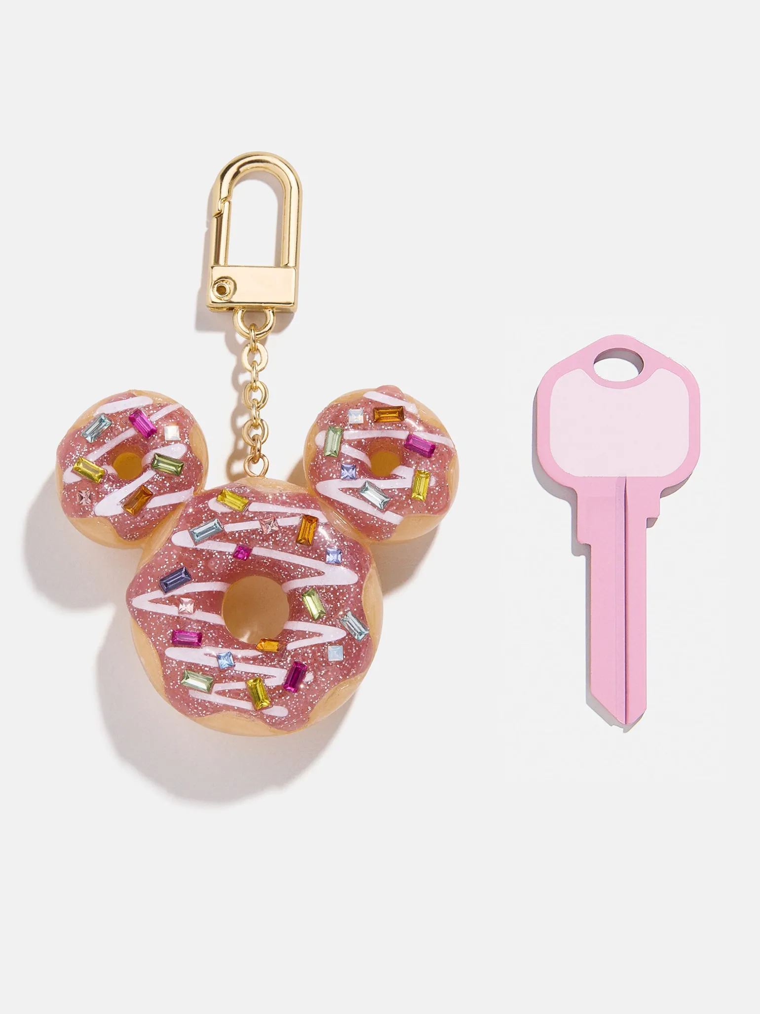Mickey Mouse Disney Donut Bag Charm - Disney Pink Donut Bag Charm