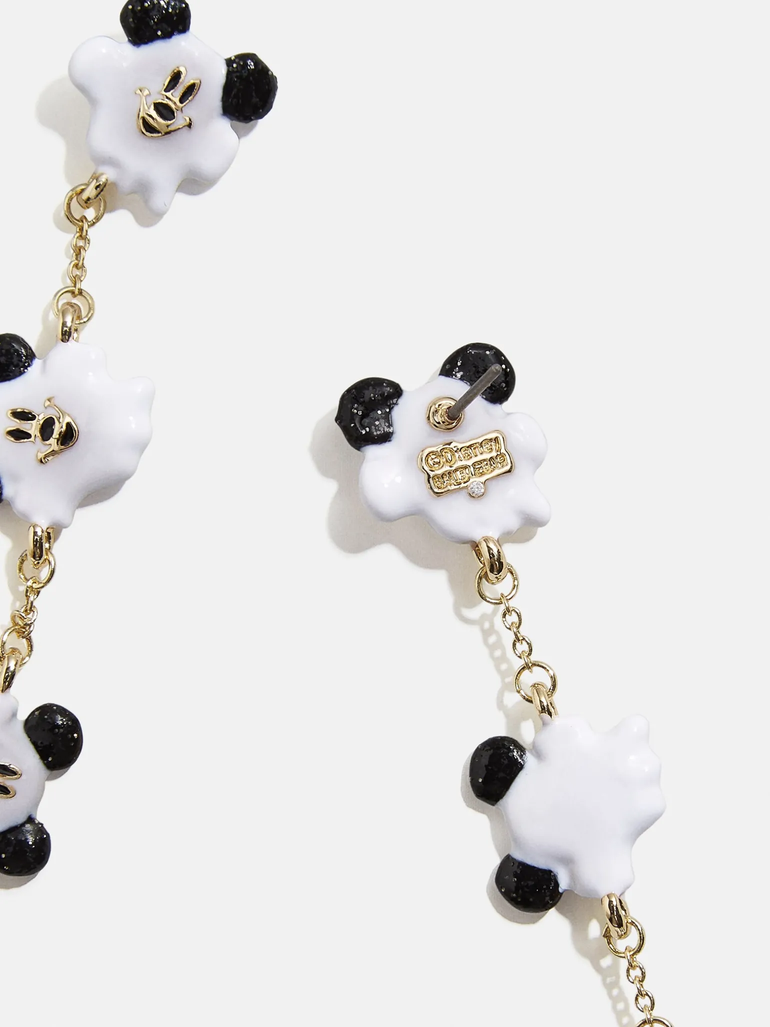 Mickey Mouse Disney Floating Ghost Earrings - White
