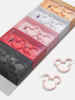 Mickey Mouse Disney Hoop Earrings Set - Multi