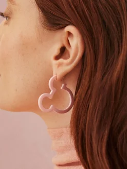 Mickey Mouse Disney Hoop Earrings Set - Multi