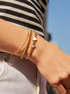 Mickey Mouse disney Initial Pisa Bracelet - White